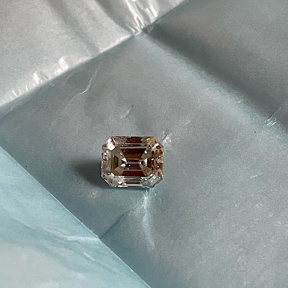 Genuine Loose 5 Carat Emerald Cut Moissanite